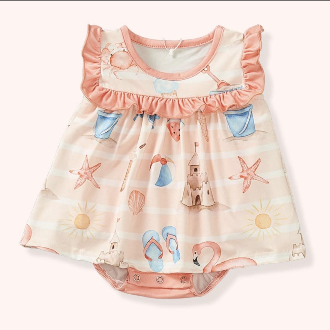 BEACHY KEEN GIRL INFANT ROMPER