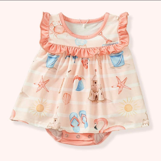 BEACHY KEEN GIRL INFANT ROMPER