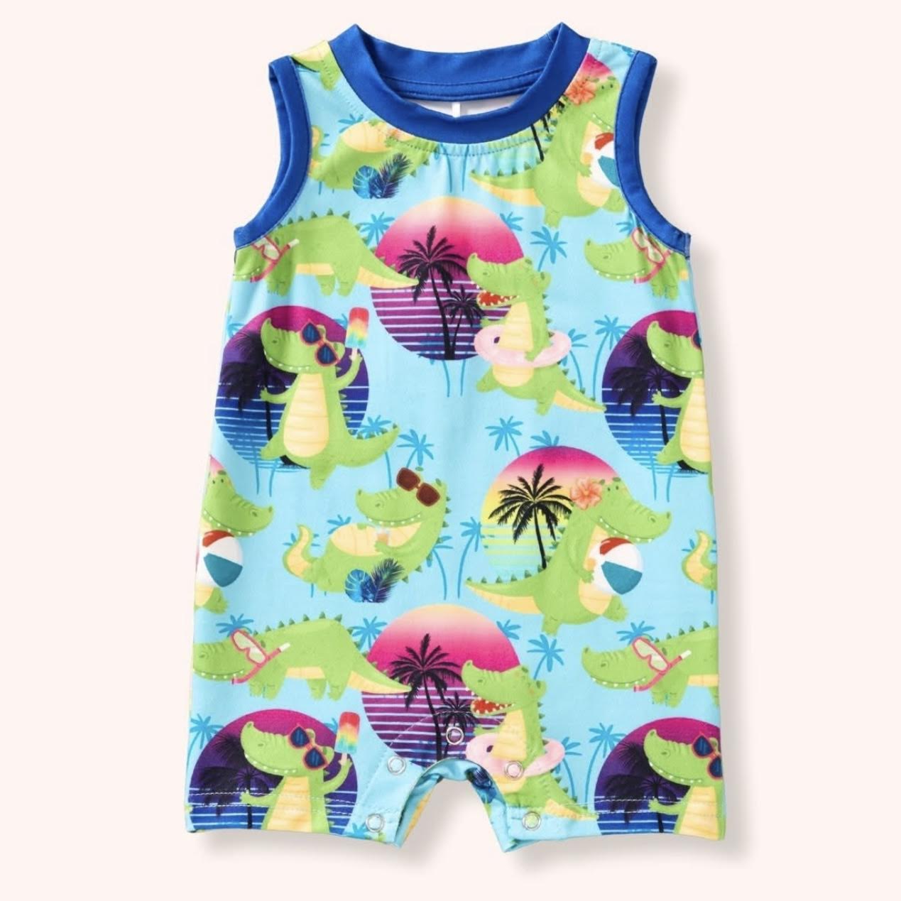 GATOR GROOVE BOY ROMPER