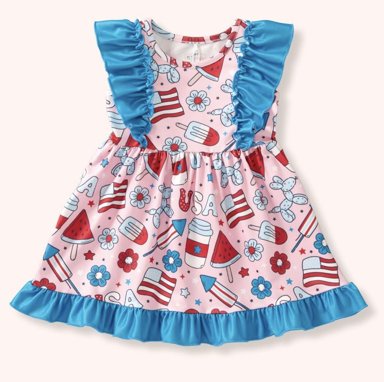 FABULOUS FOURTH GIRL DRESS