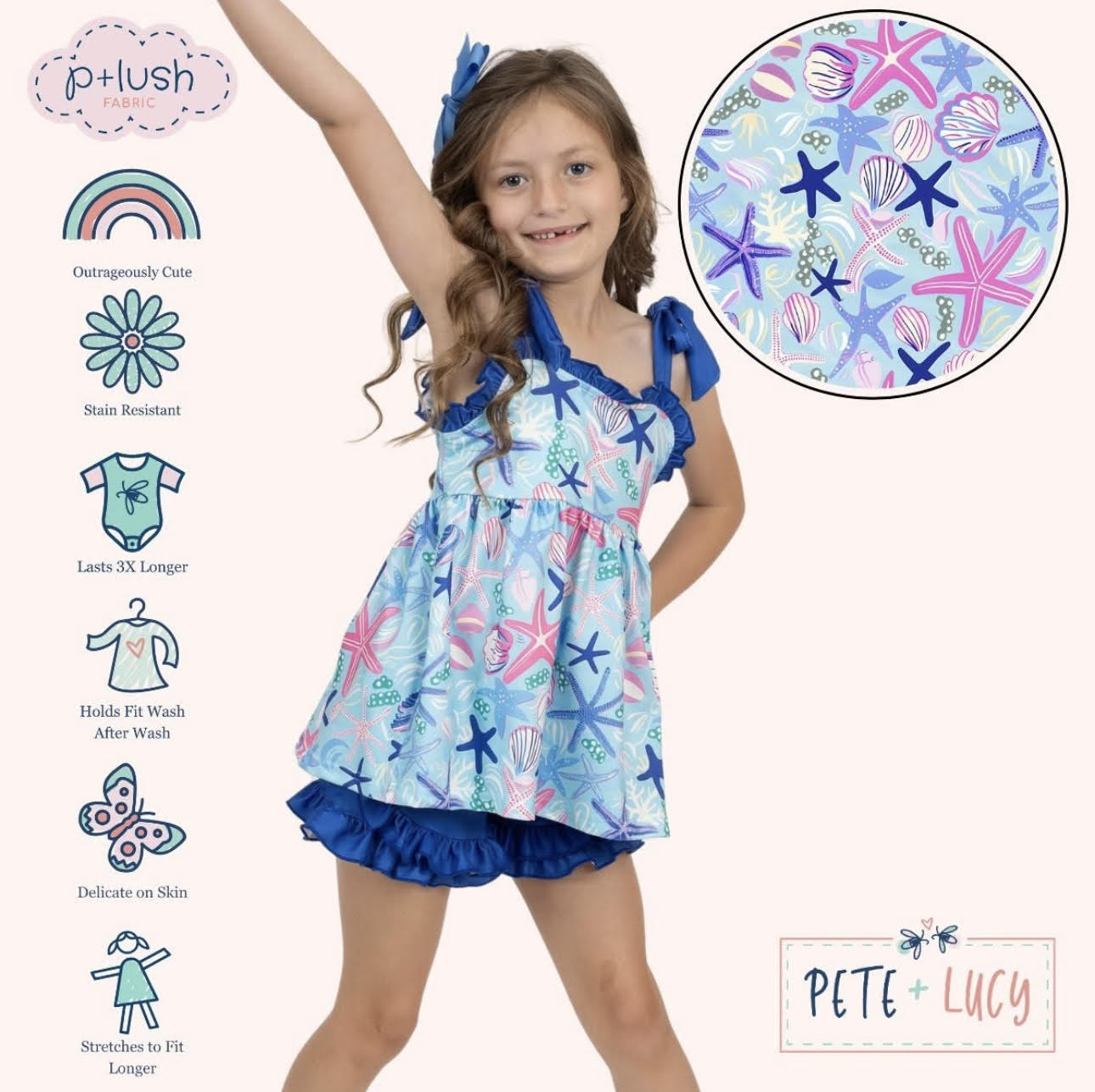 SEASIDE STARS 2 PIECE SET